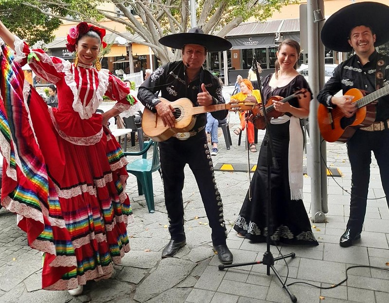 Mariachi Band On Stage